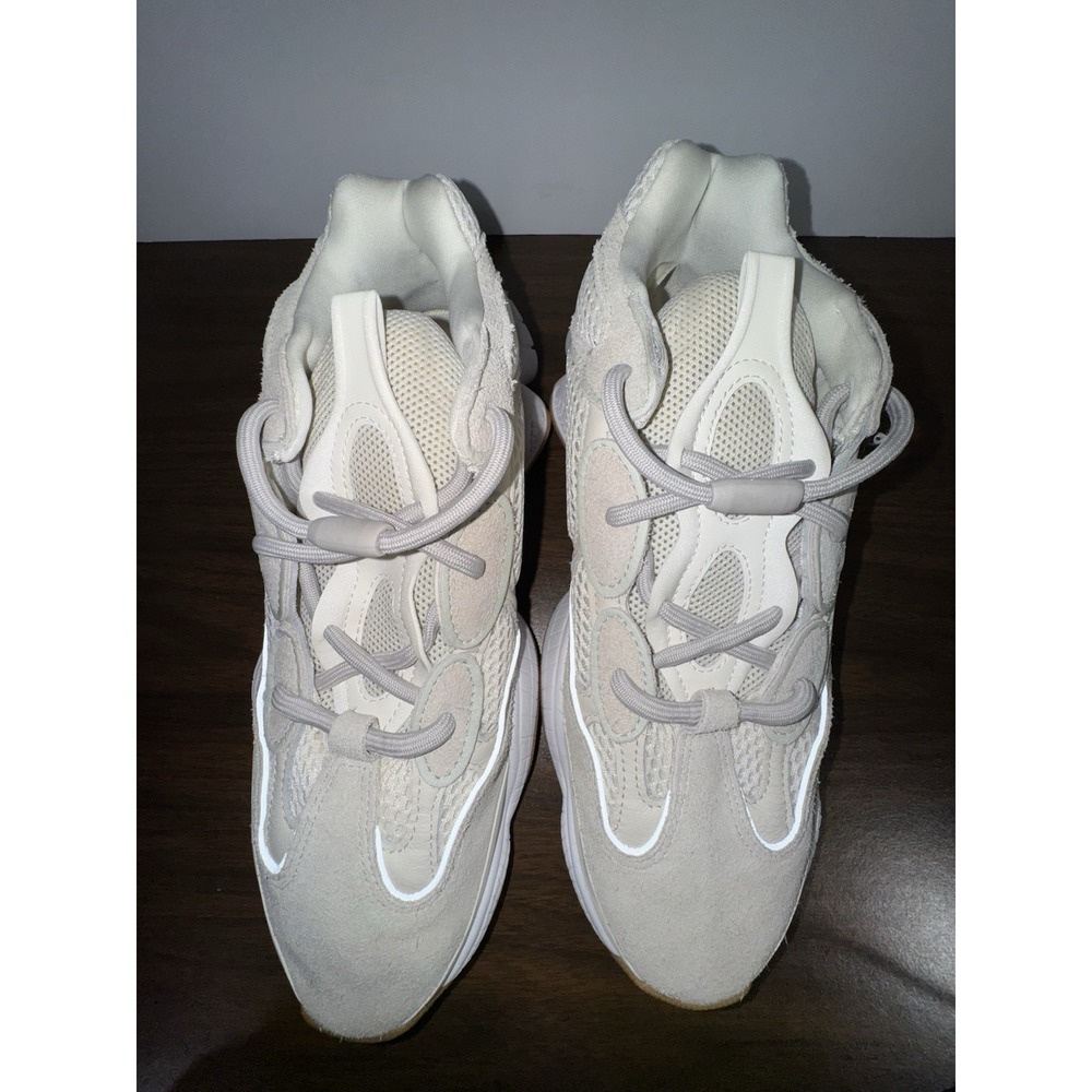 Adidas Mens Yeezy 500 Lace Up Sneakers Shoes Casual - Off White - Size 11.5 M - Picture 6 of 11